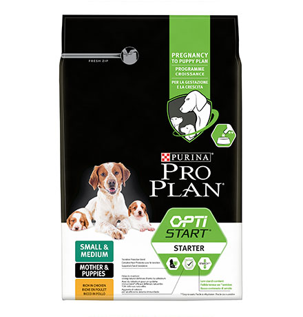 Purina Pro Plan Mother & Puppy Small & Medium OptiStart Starter Chicken / Сухой корм Пурина Про План для Щенков Мелких и Средних пород Курица