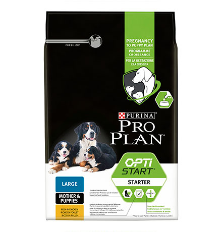 Purina Pro Plan Mother & Puppy Large OptiStart Starter Chicken / Сухой корм Пурина Про План для Щенков Крупных пород Курица