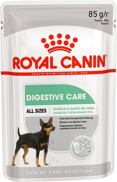 Royal Canin Adult Digestive Care / Влажный корм (паштет) Роял Канин Дайджестив Кэа для взрослых собак всех размеров с Чувствительным пищеварением (цена за упаковку)