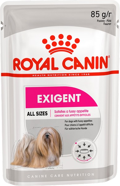 Royal Canin Adult Exigent Care / Влажный корм (паштет) Роял Канин Экзиджент Кэа для собак всех размеров Привередливых в питании (цена за упаковку)