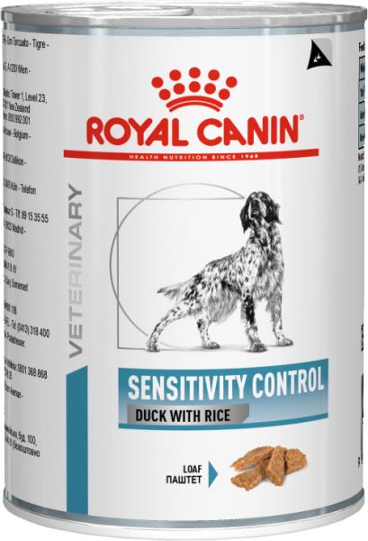 Royal Canin Sensitivity Control Canine / Ветеринарный влажный корм (Консервы) Роял Канин Сенситивити Контрол для собак с Пищевой аллергией и непереносимостью (Цена за упаковку)