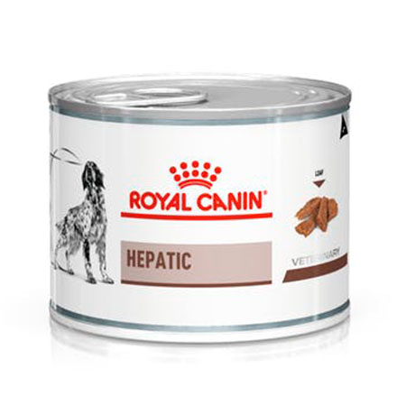 Royal Canin Hepatic Canine / Ветеринарный влажный корм (Консервы) Роял Канин Гепатик для собак Заболевание печени (Цена за упаковку)