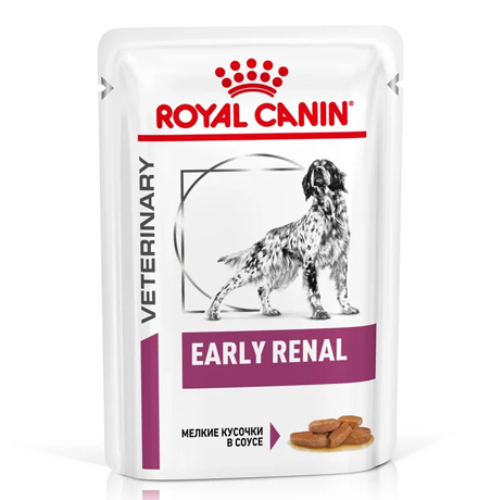 Royal Canin Early Renal / Ветеринарный влажный корм Роял Канин Ерли Ренал (Паучи) для собак Поддержание функции почек (хроническая почечная недостаточность на ранних стадиях) (цена за упаковку)