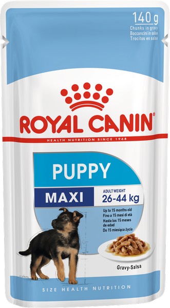 Royal Canin Maxi Puppy / Влажный корм (Паучи) Роял Канин Макси Паппи для Щенков Крупных пород в возрасте от 2 до 15 месяцев (Цена за упаковку)