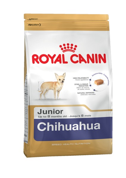 Royal Canin Breed dog Chihuahua Junior / Сухой корм Роял Канин для Щенков породы Чихуахуа в возрасте до 8 месяцев