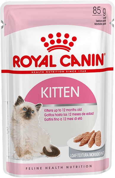 Royal Canin Kitten Instinctive Mousse Pate / Паучи Роял Канин Киттен Инстинктив для Котят в возрасте от 4 до 12 месяцев Паштет (цена за упаковку)