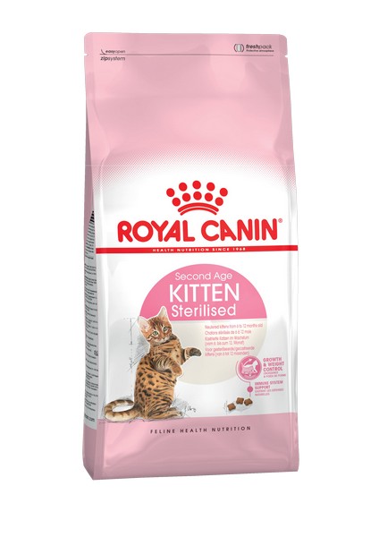 Royal Canin Kitten Sterilised / Сухой корм Роял Канин Киттен Стерилайзд для Стерилизованных и кастрированных Котят в возрасте до 1 года