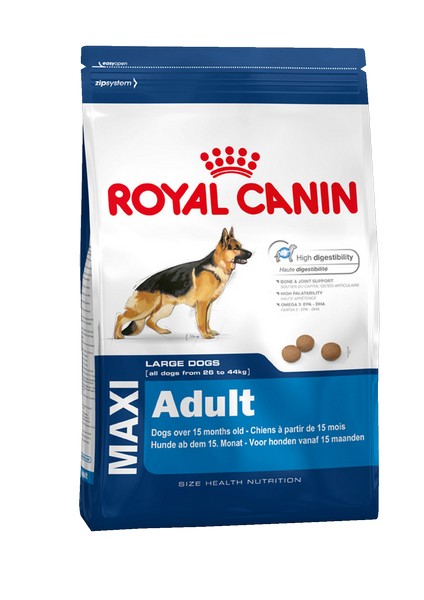 Royal Canin Maxi Adult / Сухой корм Роял Канин Макси Эдалт для Взрослых собак Крупных пород в возрасте от 15 месяцев до 5 лет