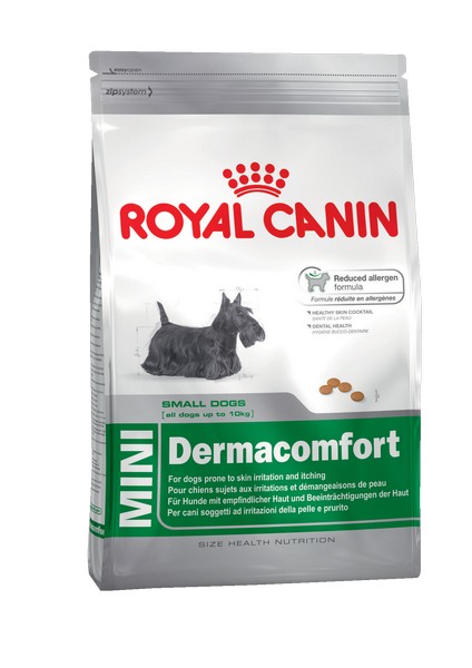 Royal Canin Mini Dermacomfort / Сухой корм Роял Канин Мини Дермакомфорт для собак Мелких пород с Кожным раздражением и зудом