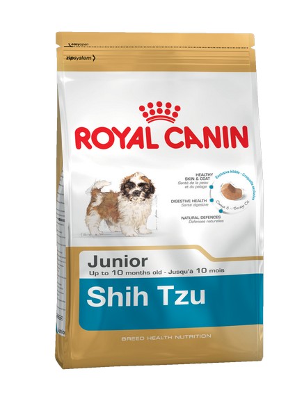 Royal Canin Breed dog Shih Tzu Junior / Сухой корм Роял Канин для Щенков породы Ши Тцу в возрасте до 10 месяцев