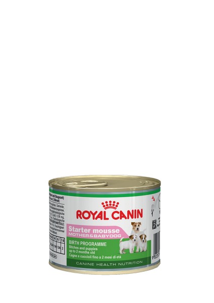 Royal Canin Starter Mousse Mother&Babydog Canin / Влажный корм (Консервы) Роял Канин Стартер Мусс для Щенков в возрасте до 2 месяцев и для беременных или кормящих собак (Цена за упаковку)