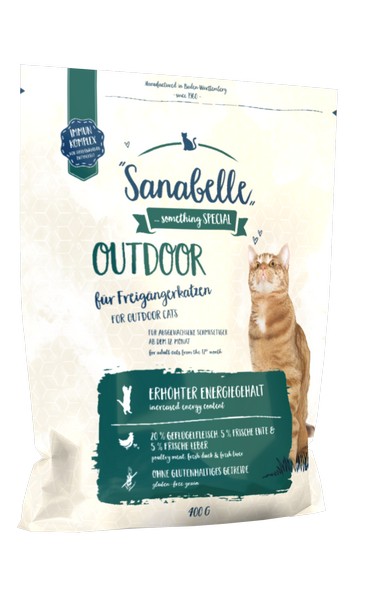 Sanabelle Outdoor / Сухой корм Санабелль для Активных кошек Бывающих на улице Утка