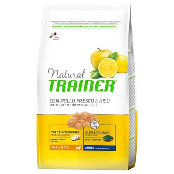 Trainer Natural Small & Toy Adult / Сухой корм Трейнер для взрослых собак Мелких и Миниатюрных пород Курица и Рис