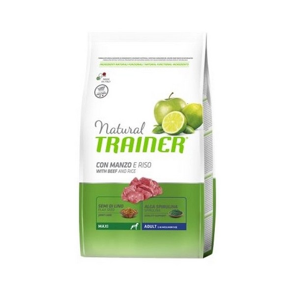 Trainer Natural Maxi Adult Beef & Rice / Сухой корм Трейнер для взрослых собак Крупных пород Говядина и Рис