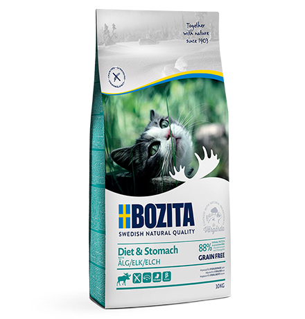 

Bozita Sensitive Diet & Stomach Grain free / Сухой Беззерновой корм Бозита для кошек с Чувствительным пищеварением и Пожилых кошек с избыточным весом с мясом Лося, Bozita Sensitive Diet & Stomach Grain free