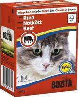 Bozita Feline / Консервы Бозита для кошек кусочки в соусе Говядина (цена за упаковку)