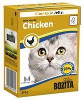 Bozita Feline / Консервы Бозита для кошек кусочки в желе Рубленая Курица (цена за упаковку)