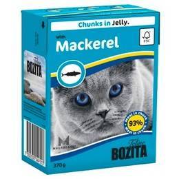 Bozita Feline / Консервы Бозита для кошек кусочки в желе Скумбрия (цена за упаковку)
