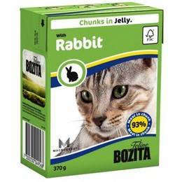 Bozita Feline / Консервы Бозита для кошек кусочки в желе Кролик (цена за упаковку)
