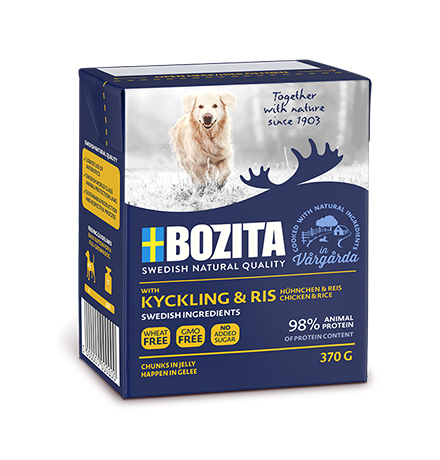 

Bozita Naturals Chicken & Rice / Консервы Бозита Натуралс для собак кусочки в желе Курица и рис (цена за упаковку), Bozita Naturals Chicken & Rice