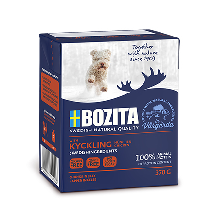 

Bozita Naturals Junior Tender Chicken / Консервы Бозита Натуралс для Щенков кусочки в желе Курица (цена за упаковку), Bozita Naturals Junior Tender Chicken