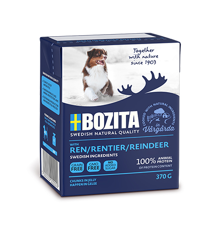 

Bozita Naturals Reindeer / Консервы Бозита Натуралс для собак кусочки в желе мясо Оленя (цена за упаковку), Bozita Naturals Reindeer