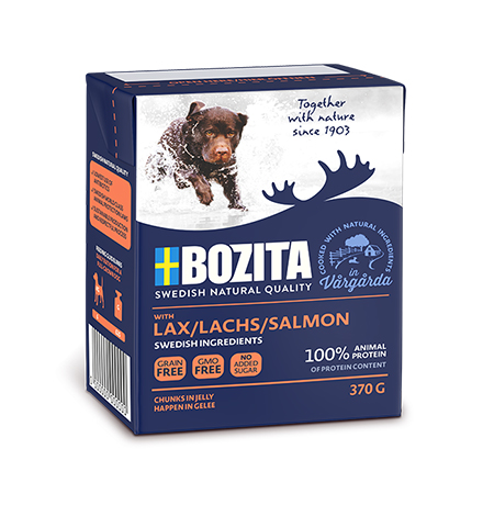 

Bozita Naturals Salmon / Консервы Бозита Натуралс для собак кусочки в желе Лосось (цена за упаковку), Bozita Naturals Salmon