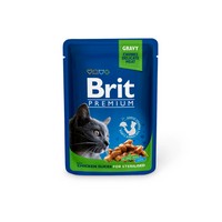 

Brit Premium Sterilized Chicken Slice / Паучи Брит Премиум для Стерилизованных кошек Курица (цена за упаковку), Brit Premium Sterilized Chicken Slice