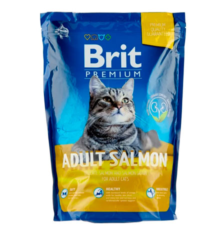 

Brit Premium Adult Salmon / Сухой корм Брит Премиум для взрослых кошек Лосось, Brit Premium Adult Salmon