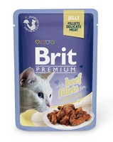 

Brit Premium Jelly Beef fillets / Паучи Брит Премиум для кошек Кусочки из филе Говядины в желе (цена за упаковку), Brit Premium Jelly Beef fillets