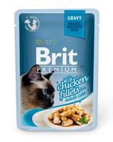 

Brit Premium Gravy Chiсken fillets / Паучи Брит Премиум для кошек Кусочки из Куриного филе в соусе (цена за упаковку), Brit Premium Gravy Chiсken fillets