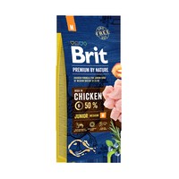 

Brit Premium by Nature Junior M / Сухой корм Брит Премиум для Молодых собак Средних пород Курица, Brit Premium by Nature Junior M