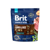 Brit Premium by Nature Sensitive Lamb & Rice / Сухой корм Брит Премиум для взрослых собак с Чувствительным пищеварением Ягненок рис