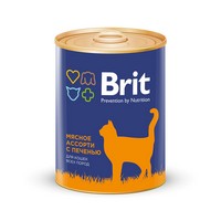 Brit Premium Beef & Liver Medley / Консервы Брит Премиум для кошек Мясное ассорти с Печенью 
