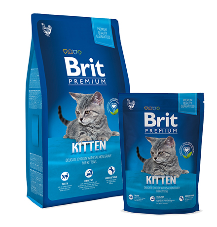 

Brit Kitten Premium / Сухой корм Брит Премиум для Котят Курица в лососевом соусе, Brit Kitten Premium