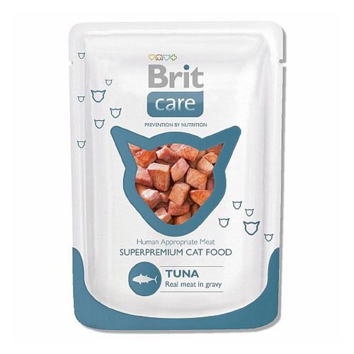 Brit Care Tuna / Паучи Брит для кошек Тунец (цена за упаковку) 