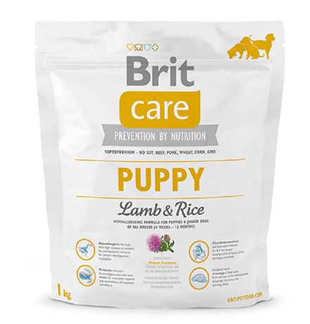 Brit Care Puppy All Breed Lamb & Rice / Сухой корм Брит для Щенков Всех пород Ягнёнок Рис
