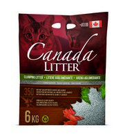 Canada Litter Unscented / Комкующийся наполнитель Канада Литэр для кошачьего туалета Запах на Замке Без запаха 