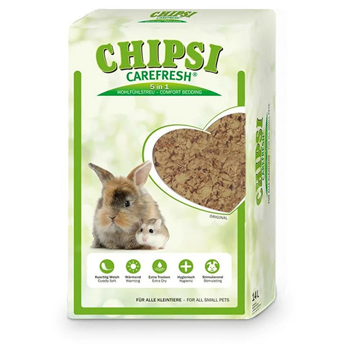 Chipsi Carefresh Original / Бумажный наполнитель-подстилка Чипси Кэафреш для мелких домашних животных и птиц