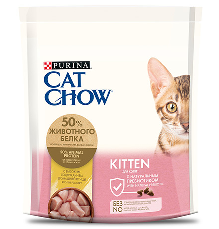 Purina Cat Chow Kitten Poultry / Сухой корм Пурина Кэт Чау для котят с птицей 