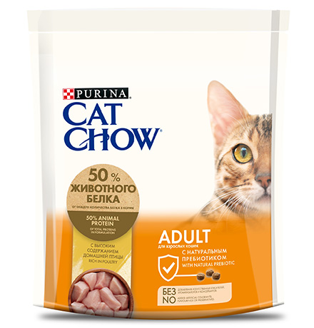 Purina Cat Chow Adult Poultry / Сухой корм Пурина Кэт Чау для взрослых кошек с птицей 