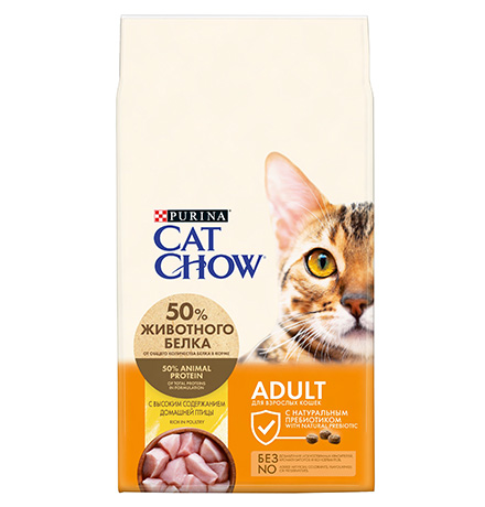 Purina Cat Chow Adult Poultry / Сухой корм Пурина Кэт Чау для взрослых кошек с птицей 