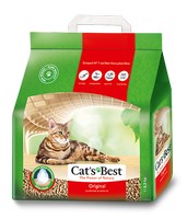 Cats Best Original / Наполнитель для кошачьего туалета Кэтс Бест Ориджинал Древесный комкующийся 