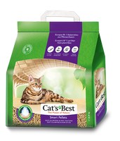 Cats Best Smart Pellets / Наполнитель для кошачьего туалета Кэтс Бест Смарт Пелетс Древесный комкующийся