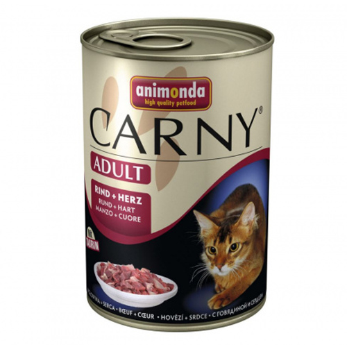Animonda Carny Adult / Консервы Анимонда для кошек с отборной Говядиной (цена за упаковку)