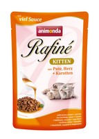 

Animonda Rafine Soupe Kitten / Паучи Анимонда для Котят коктейль из мяса Индейки, Сердца и Моркови (цена за упаковку), Animonda Rafine Soupe Kitten