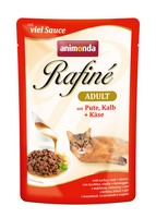 

Animonda Rafine Soupe Adult / Паучи Анимонда для кошек коктейль из мяса Индейки, Телятины и Сыра (цена за упаковку), Animonda Rafine Soupe Adult