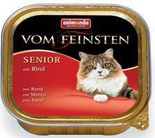 Animonda Vom Feinsten Senior / Консервы Анимонда для Пожилых кошек старше 7 лет с Говядиной (цена за упаковку)