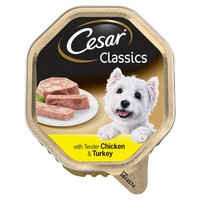 Купить Cesar Classics / Консервы Цезарь для собак Паштет Курица & Индейка (цена за упаковку) за 1770.00 ₽