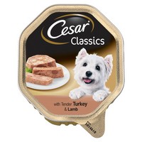 

Cesar Classics / Консервы Цезарь для собак Паштет Индейка & Ягненок (цена за упаковку), Cesar Classics